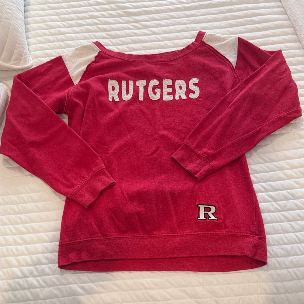 Vintage Rutgers crew neck sweatshirt.